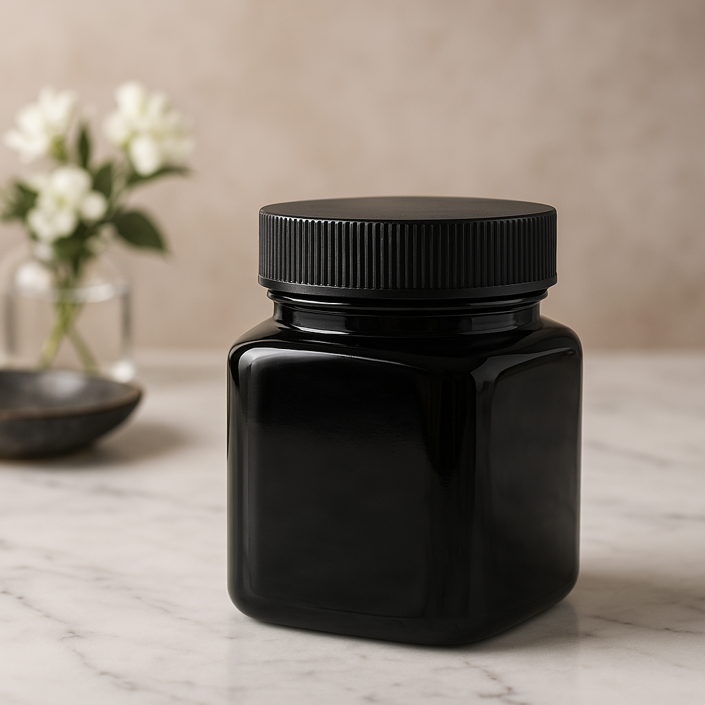 The hive classic 250g Sustainable BEEd Jar – 12 Pack (Black,Yellow,or Mixed)